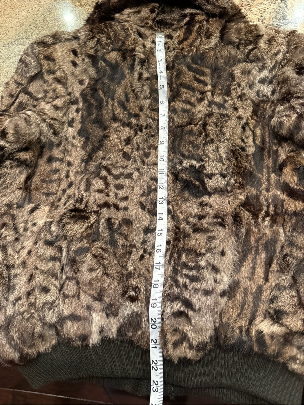 100% Rabbit Fur Jacket - Picture 7 of 8